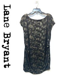 Women’s Lane Bryant Sleeveless Metallic Blouse Size 26/28